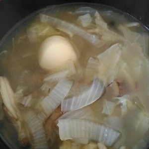 ごぼう・ねぎ・たまねぎ・白菜・里芋の味噌汁